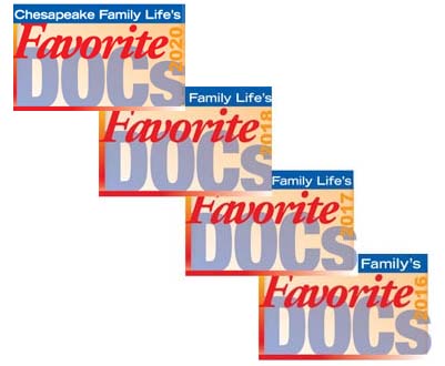 Chesapeake Family Life's Favorite Docs Graphic